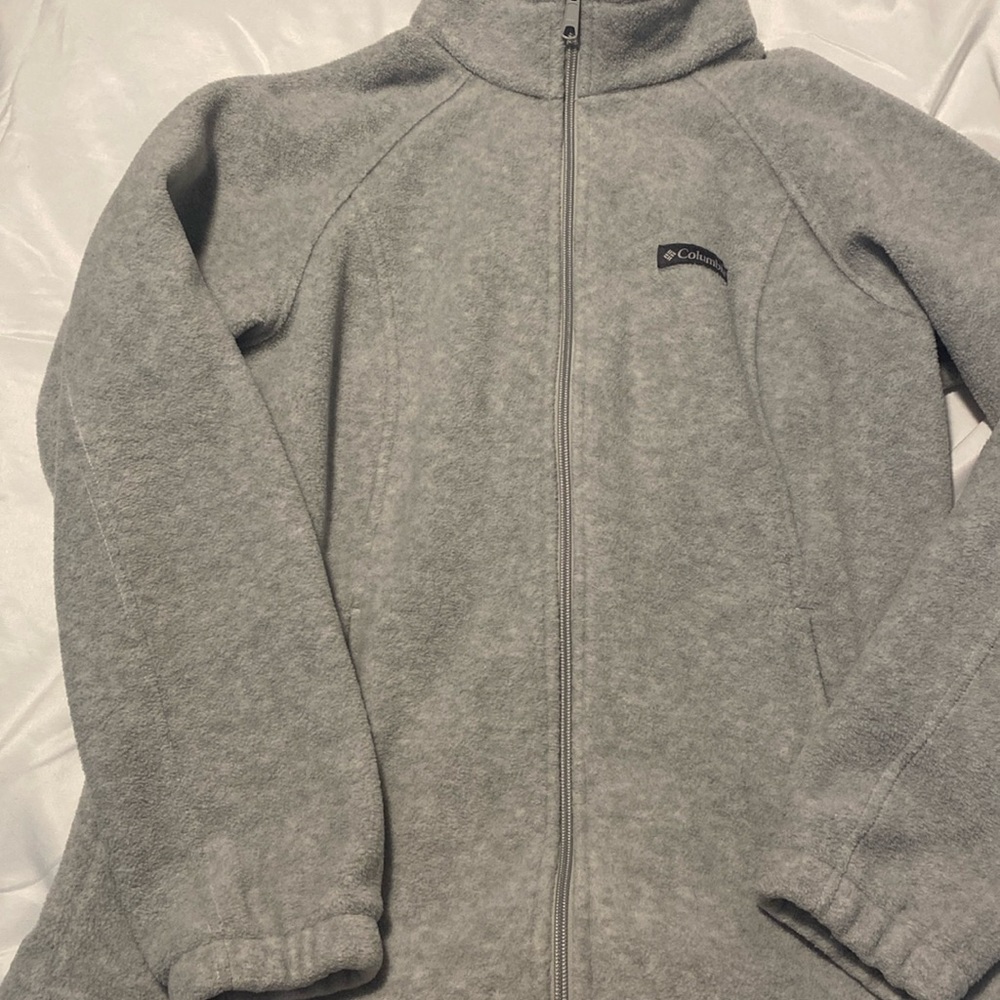 Gray Columbia zip up